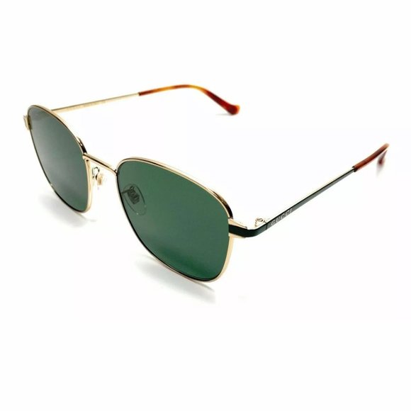 Gucci Men's Gold and Green Authentic Sunglasses - Picture 1 of 4